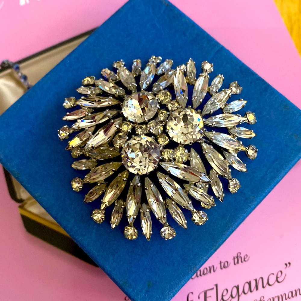 Vintage Large Sherman Brooch